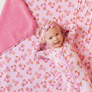 Baby Kids Bamboo Pajamas — Beary Special Bum Bum Blanket - Plush — Image 1