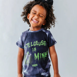 Baby Kids Bamboo Pajamas — Beetlejuice T-Shirt — Image 1