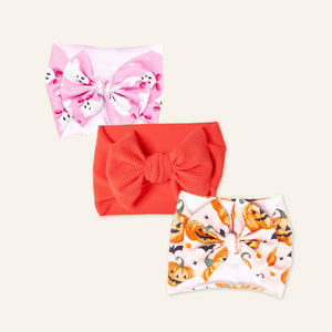 Baby Kids Bamboo Pajamas — Biggie Bow Halloween Bundle — Image 1