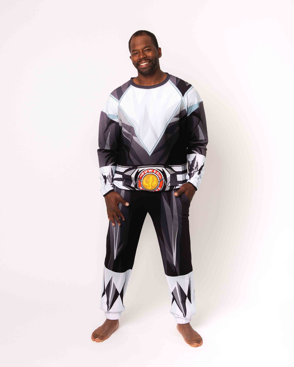 Power Rangers Black Ranger Adult Jogger Set