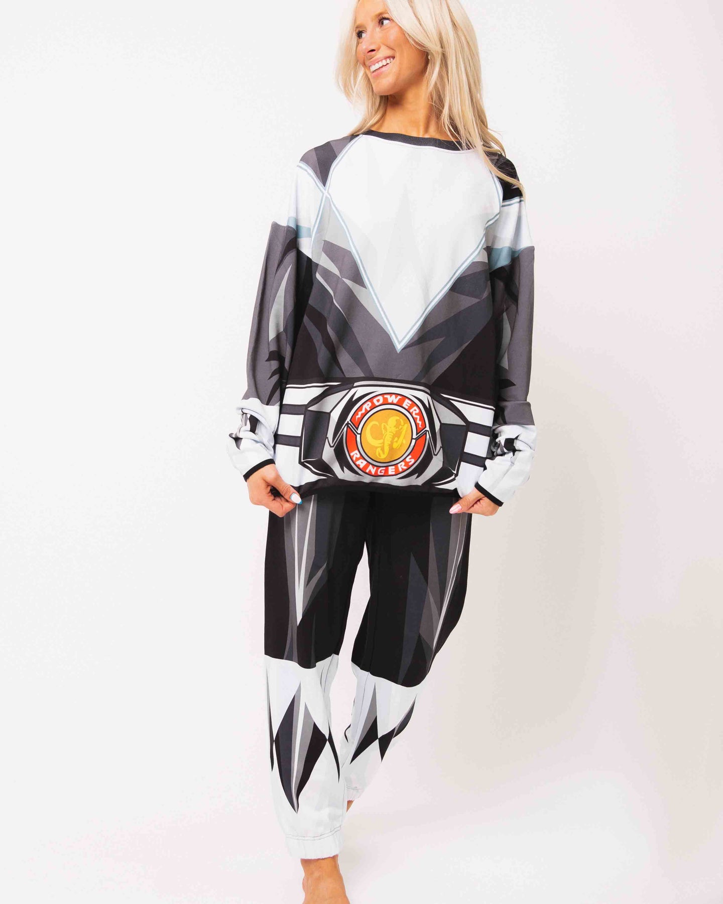 Power Rangers Black Ranger Adult Jogger Set