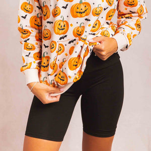 Baby Kids Bamboo Pajamas — Women's Biker Shorts — Image 1