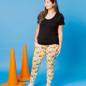 Baby Kids Bamboo Pajamas — Blippi™ Excavator Women's Pants — Image 1