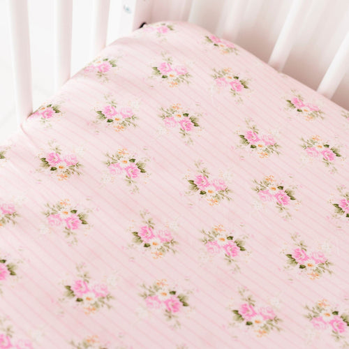 Blooming Bouquet Crib Sheet - Image 2 - Bums & Roses