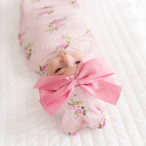 Blooming Bouquet Swaddle Beanie Set - Image 4 - Bums & Roses