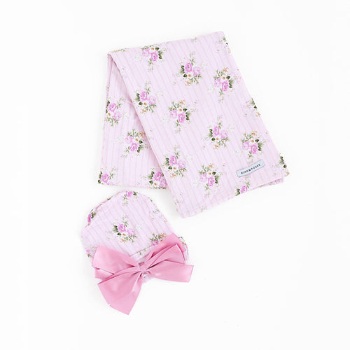 Blooming Bouquet Swaddle Beanie Set - Image 2 - Bums & Roses