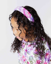 Baby Kids Bamboo Pajamas — Blooming Peotential Headband — Image 1