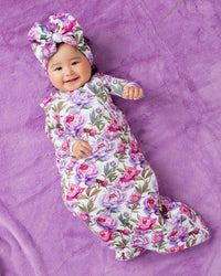 Baby Kids Bamboo Pajamas — Blooming Peotential Sleep Sack — Image 1