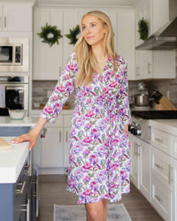 Baby Kids Bamboo Pajamas — Blooming Peotential Women's Robe — Image 1