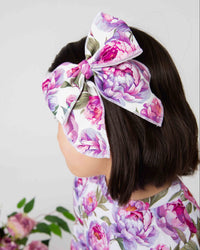 Baby Kids Bamboo Pajamas — Blooming Peotential Woven Alligator Clip — Image 1
