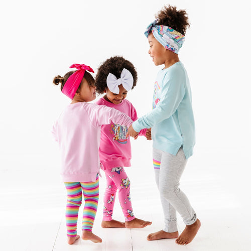 My Little Pony: Classic Blue Crew Neck and Heather Grey Jogger Set - Image 9 - Bums & Roses