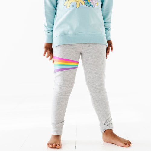 My Little Pony: Classic Blue Crew Neck and Heather Grey Jogger Set - Image 8 - Bums & Roses