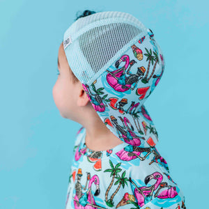 Baby Kids Bamboo Pajamas — Bone Chillin Hat — Image 1