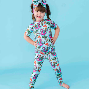 Baby Kids Bamboo Pajamas — Bone Chillin Two-Piece Pajama Set — Image 2