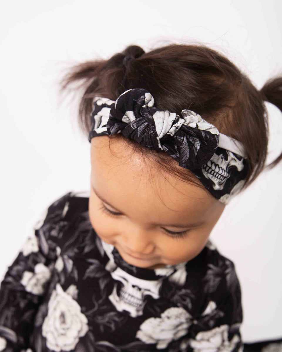 Bones and Roses Headwrap