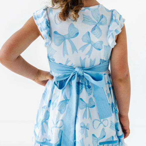 Bow Sweet Bow Girls Party Dress - Image 15 - Bums & Roses