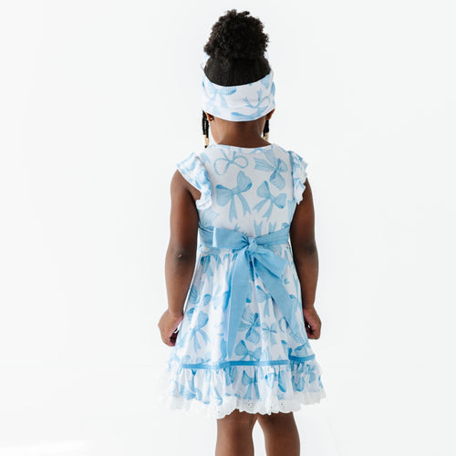 Bow Sweet Bow Girls Party Dress - Image 13 - Bums & Roses