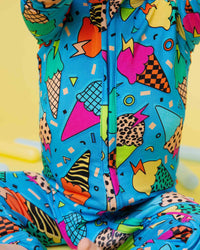 Baby Kids Bamboo Pajamas — Brain Freeze Convertible Romper — Image 1