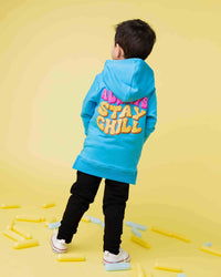 Baby Kids Bamboo Pajamas — Brain Freeze Pullover Hoodie — Image 1