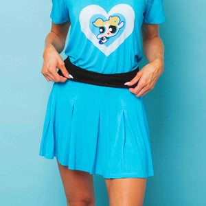 Baby Kids Bamboo Pajamas — The Powerpuff Girls™ Bubbles Adult Skort — Image 1