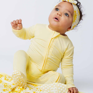 Baby Kids Bamboo Pajamas — Butter Than Ever Footie — Image 1