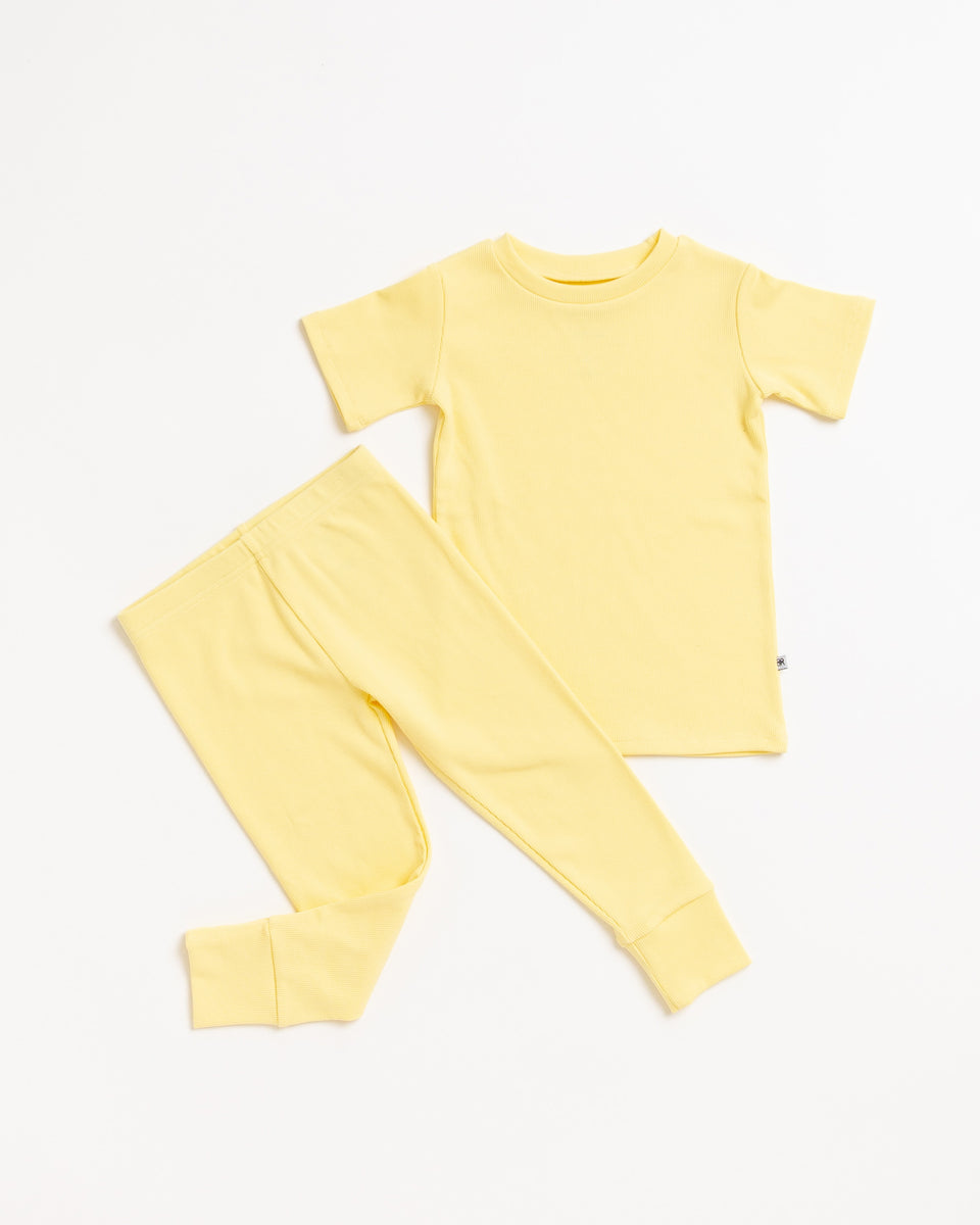 Butter Than Ever Ribbed Short Sleeve Pajama Set
