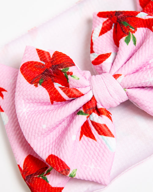 Baby Kids Bamboo Pajamas — Cane You Believe It Biggie Bow — Image 3