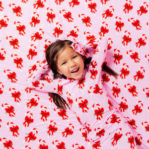 Baby Kids Bamboo Pajamas — Cane You Believe It Bum Bum Blanket - Plush — Image 1