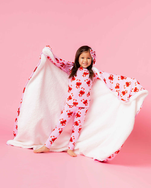 Baby Kids Bamboo Pajamas — Cane You Believe It Bum Bum Blanket - Plush — Image 5