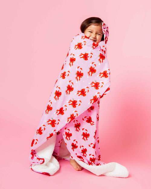 Baby Kids Bamboo Pajamas — Cane You Believe It Bum Bum Blanket - Plush — Image 8