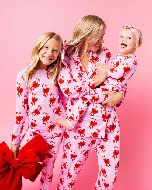 Baby Kids Bamboo Pajamas — Cane You Believe It Convertible Ruffle Romper — Image 4