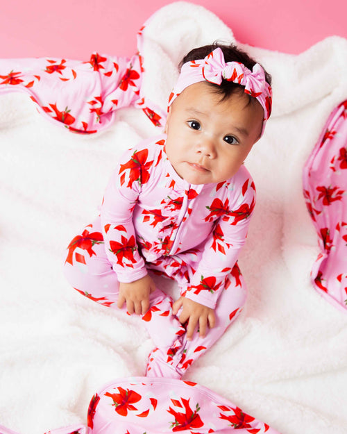 Baby Kids Bamboo Pajamas — Cane You Believe It Convertible Ruffle Romper — Image 10