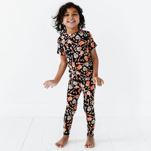 Bums & Roses - Baby & Kids Bamboo Pajamas - Caught in a Jam Two-Piece Pajama Set - Image 1