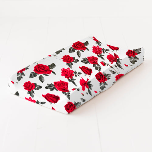 The Final Rose Changing Pad Cover - Image 1 - Bums & Roses