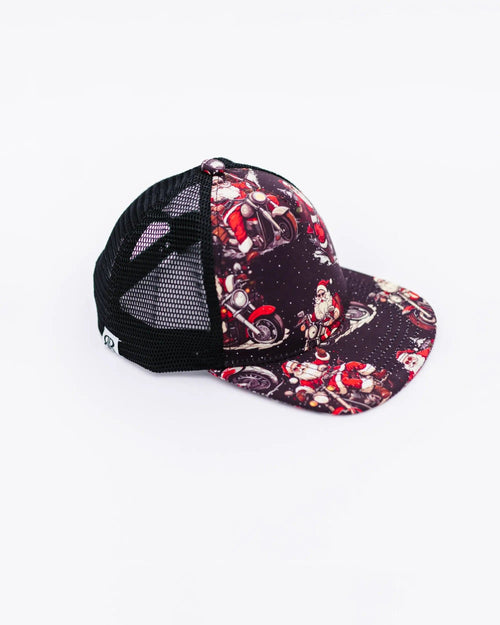 Baby Kids Bamboo Pajamas — Clausin' Trouble Hat — Image 4