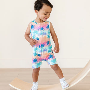 Cool, Palm, & Collected Shortie Romper - Image 1 - Bums & Roses
