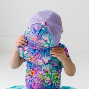 Baby Kids Bamboo Pajamas — Flocking Fabulous Hat — Image 1