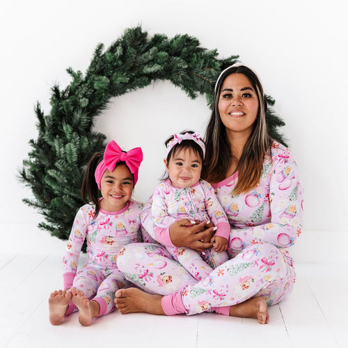Merry Little Pinkmas Two-Piece Pajama Set - Image 4 - Bums & Roses