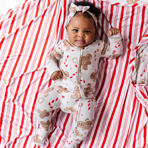 Baby Kids Bamboo Pajamas — Baking Spirits Bright Footie — Image 21