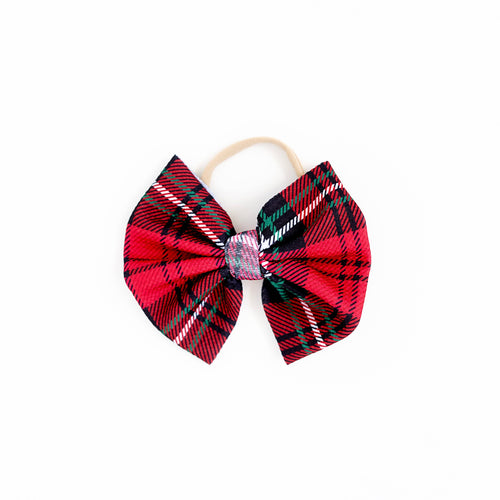You Plaid Me At Hello Nylon Bow- FINAL SALE - Image 2 - Bums & Roses