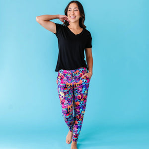 Bums & Roses - Baby & Kids Bamboo Pajamas - Sweet But Deadly Women's Pants - Image 1