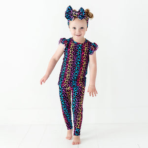 Livin' La Cheetah Loca Two-Piece Pajama Set - Cap Sleeve - Image 1 - Bums & Roses