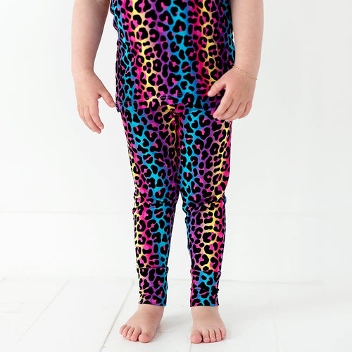 Livin' La Cheetah Loca Two-Piece Pajama Set - Cap Sleeve - Image 5 - Bums & Roses