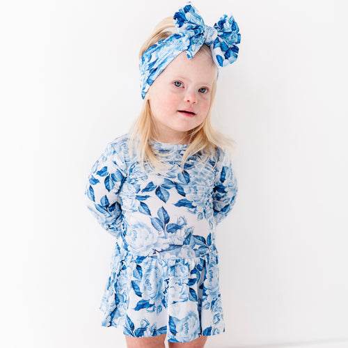 My Something Blue Ruffle Dress - Long Sleeves - Image 4 - Bums & Roses