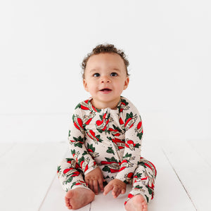 Bums & Roses - Baby & Kids Bamboo Pajamas - Mama's Boy Convertible Romper - Image 1