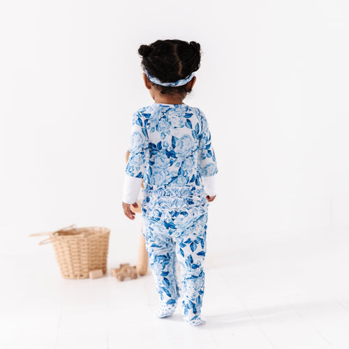 My Something Blue Convertible Ruffle Romper - Image 7 - Bums & Roses