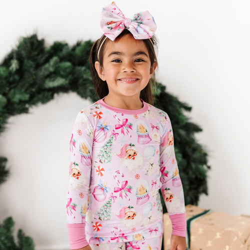 Merry Little Pinkmas Two-Piece Pajama Set - Image 10 - Bums & Roses