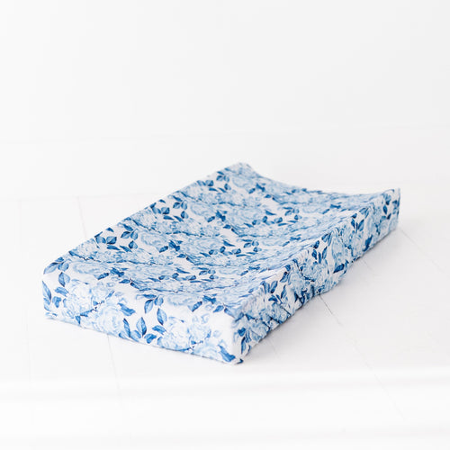 My Something Blue Changing Pad Cover - Image 1 - Bums & Roses