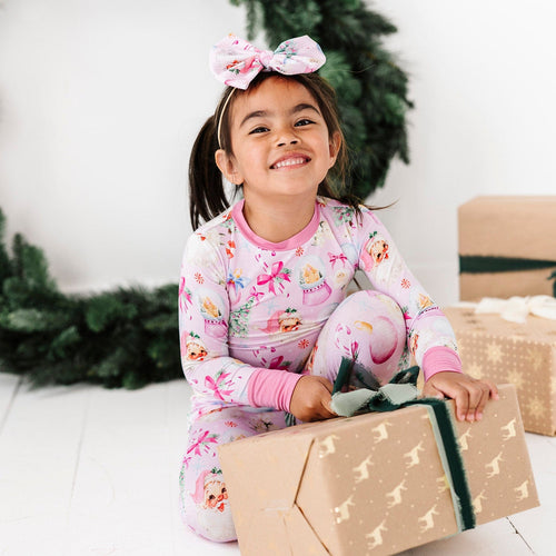 Merry Little Pinkmas Two-Piece Pajama Set - Image 6 - Bums & Roses