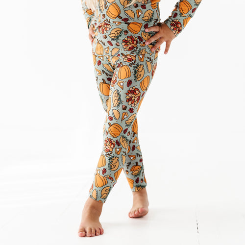 Gobble 'till You Wobble Two-Piece Pajama Set - Image 6 - Bums & Roses